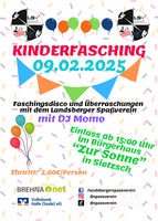 Kinderfasching Flyer 2025