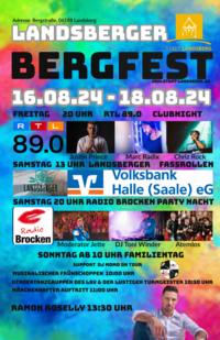 Plakat Bergfest 2024 © Stadt Landsberg