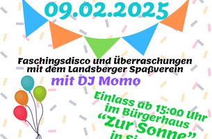 Kinderfasching Flyer 2025